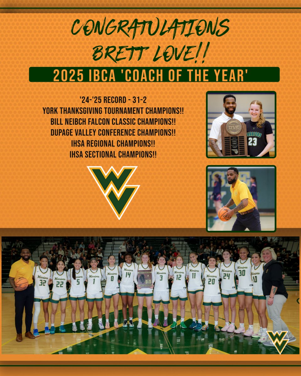Congratulations Coach Love!! <a href="/WVWBB_Warriors/">WVWBBall</a> <a href="/WVTV/">WVTV</a>