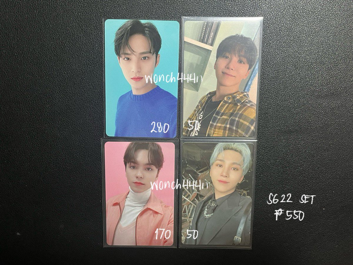 wonch444n's tweet photo. wts lfb ph #martibenta 

seventeen japan seasons greetings 2022 + attacca photocard set for ₱550  

⭐ reply/dm to claim
 
🏷️ mingyu vernon seungkwan sg22 sg2022 https://t.co/xIM4542X2M