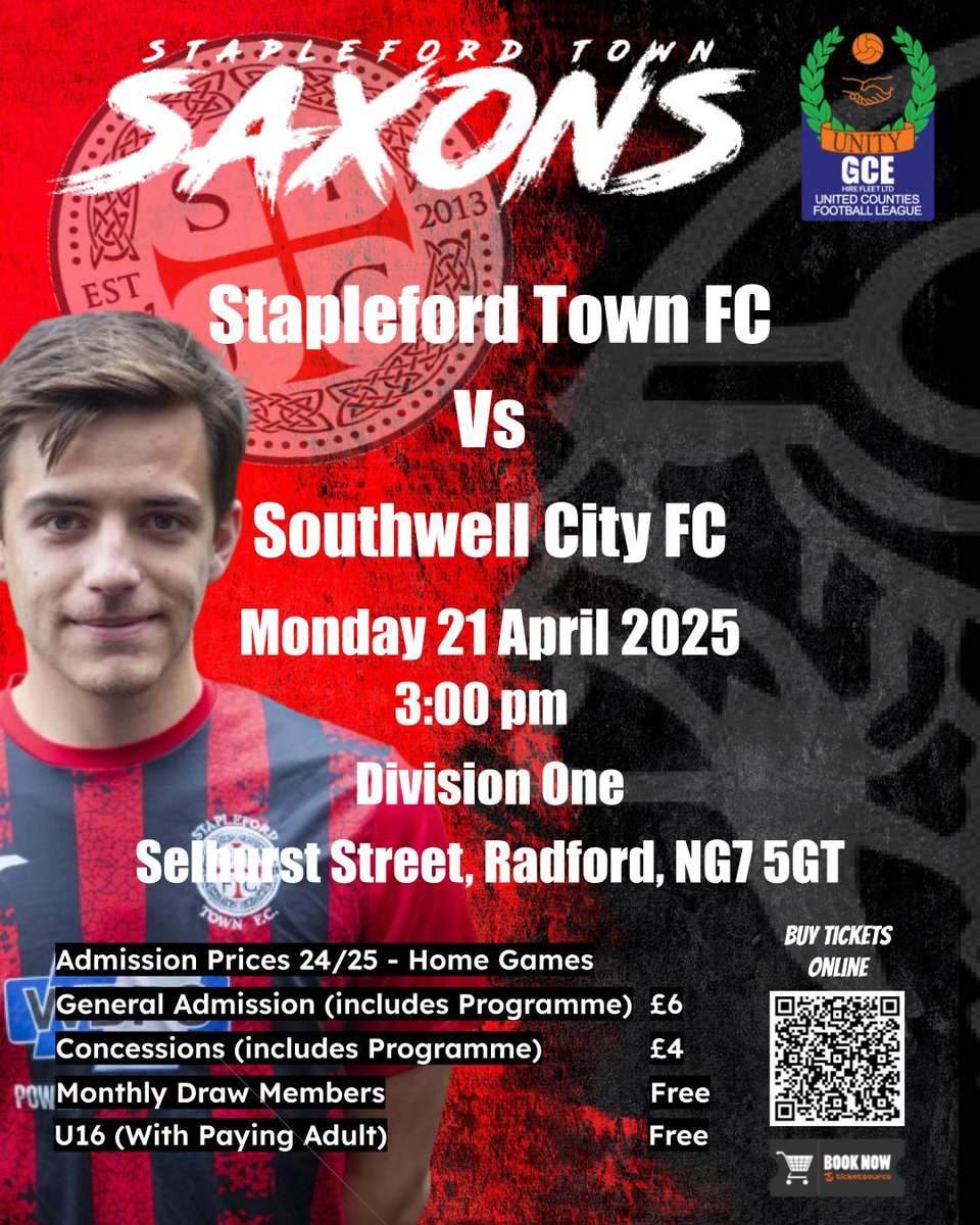 Stapleford Town FC (@stfcseniors) on Twitter photo 🔴⚫FIRST TEAM🔴⚫
🔴⚫COMING UP🔴⚫
🆚 <a href="/southwellcityfc/">Southwell City FC</a>
👊🏼 <a href="/utdcos/">UCL</a> Div One
🏟 Selhurst Street, Radford, NG7 5GT
📆 21/04/2025
⚽ 3:00 pm
<a href="/GCEHireFleet/">GCE Hire Fleet Ltd</a> <a href="/SGDLtd/">Sports Ground Development Ltd</a> <a href="/NonLeagueCrowd/">Non League Crowds</a> <a href="/StickyPalms/">The Groundhopper</a> <a href="/NottsDerbyFBall/">Nottinghamshire & Derbyshire Football</a>
staplefordtownfc.co.uk/teams/first-te… 🔴⚫FIRST TEAM🔴⚫
🔴⚫COMING UP🔴⚫
🆚 <a href="/southwellcityfc/">Southwell City FC</a>
👊🏼 <a href="/utdcos/">UCL</a> Div One
🏟 Selhurst Street, Radford, NG7 5GT
📆 21/04/2025
⚽ 3:00 pm
<a href="/GCEHireFleet/">GCE Hire Fleet Ltd</a> <a href="/SGDLtd/">Sports Ground Development Ltd</a> <a href="/NonLeagueCrowd/">Non League Crowds</a> <a href="/StickyPalms/">The Groundhopper</a> <a href="/NottsDerbyFBall/">Nottinghamshire & Derbyshire Football</a>
staplefordtownfc.co.uk/teams/first-te…