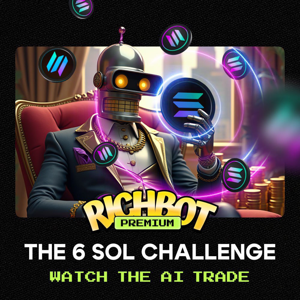 RichbotRevGame's tweet image. 6️⃣ SOL Challenge – Watch the AI Conquer the Market! 🚀

📈 RichBot AI at RB Premium has been fueled with 6 $SOL🤑 and will actively trade over the next 6 months, pushing its profit-maximizing strategies to the limit!

🔝 Premium members get exclusive access to copy-trade this…