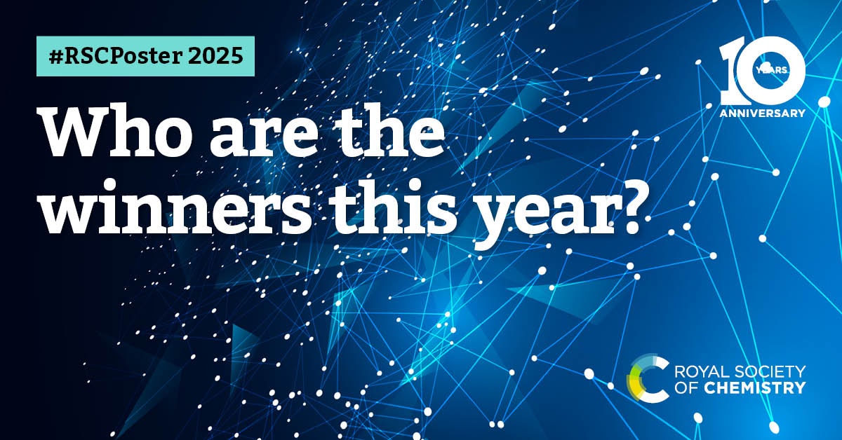 RoySocChem's tweet photo. There were so many fantastic posters 🙌 shared during #RSCPoster 2025. Thank you to our community for taking part! Our judges have made their decision – meet this year’s winners 👉 https://t.co/2jeIX9EMFs https://t.co/f2LNkg3JQJ