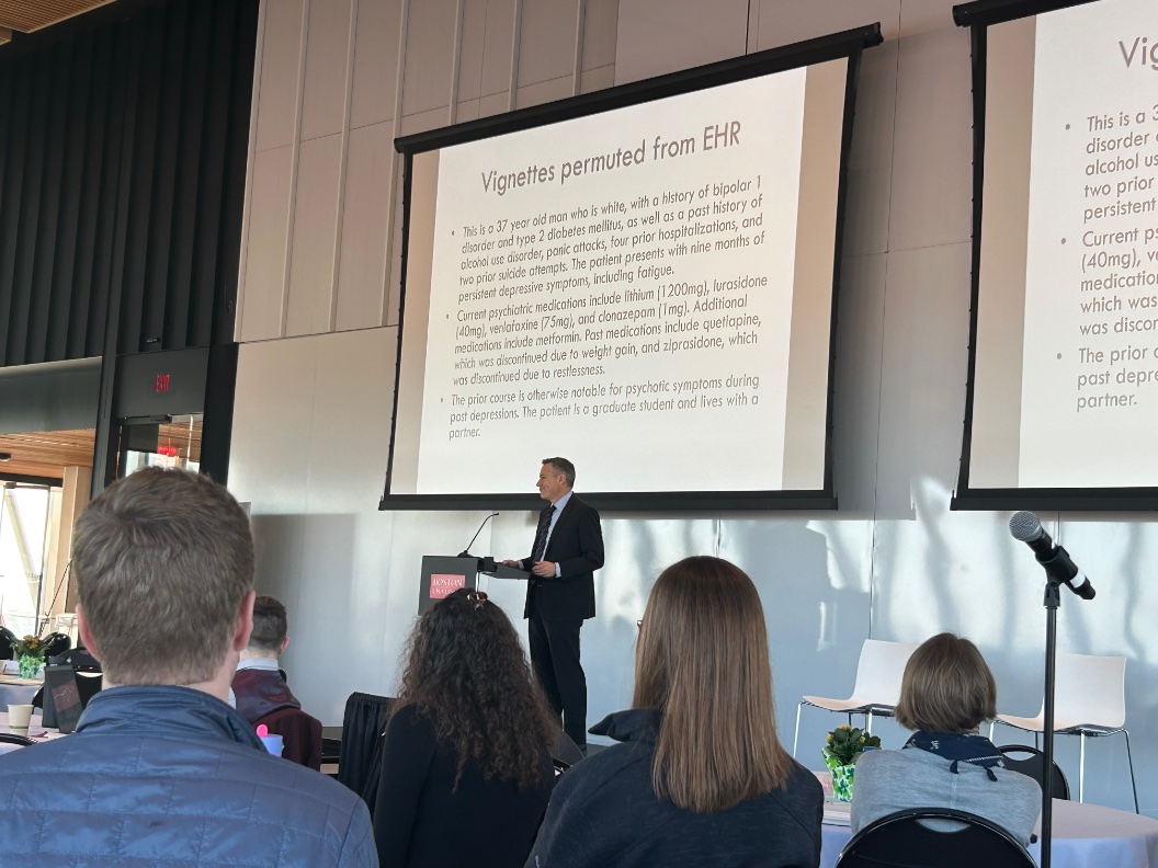 #CTSIUpdate 🌐| Excited to welcome Dr. Perlis, Director of the Center for Quantitative Health at @MGH_RI, as our keynote speaker! A leader in AI &amp; precision psychiatry, his insights on mental health innovation are not to be missed. shorturl.at/5Z5K9 

#BUCTI_Symposium2025.