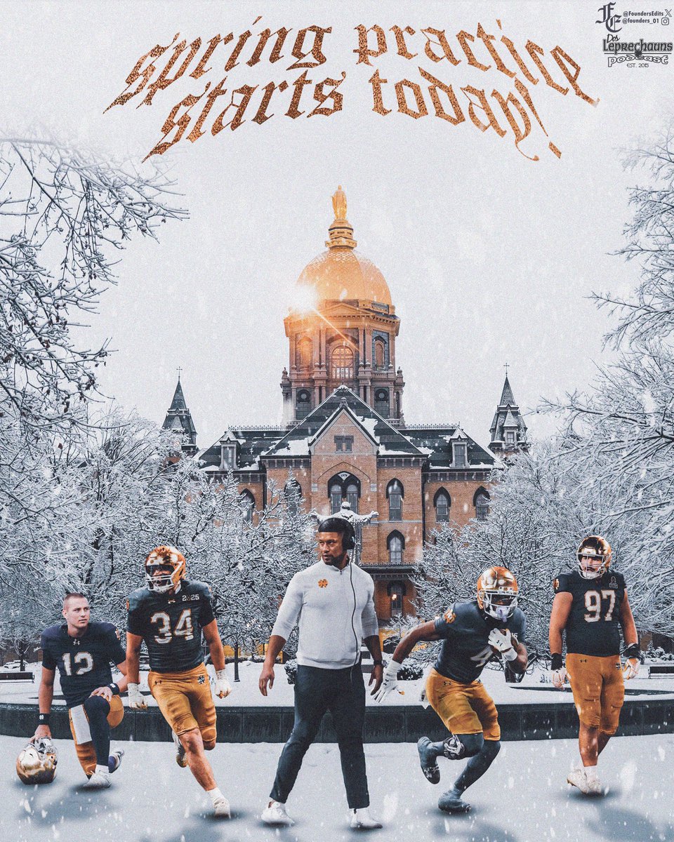 dosleprechauns's tweet image. #UnfinishedBusiness 
#GoIrish ☘️ #springpractice