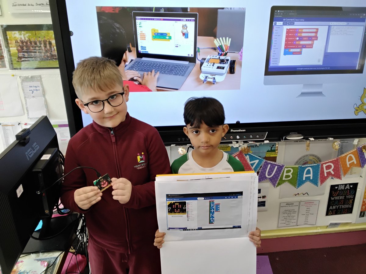 MountStewartSch's tweet image. Exciting morning with 3S watching their codes come to life on a Micro:bit #DesignTechnology #tmss