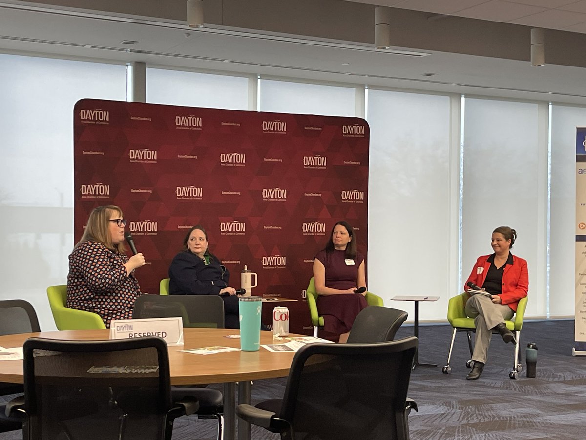 Thanks to <a href="/DaytonChamber/">Dayton Area Chamber of Commerce</a> for hosting such a powerful conversation about the Ohio State of the Girl. Appreciate <a href="/GirlScoutsWOH/">Girl Scouts of Western Ohio</a> for bringing this important information forward. Girls are resilient, but the data on what is happening for girls in our state is staggering.