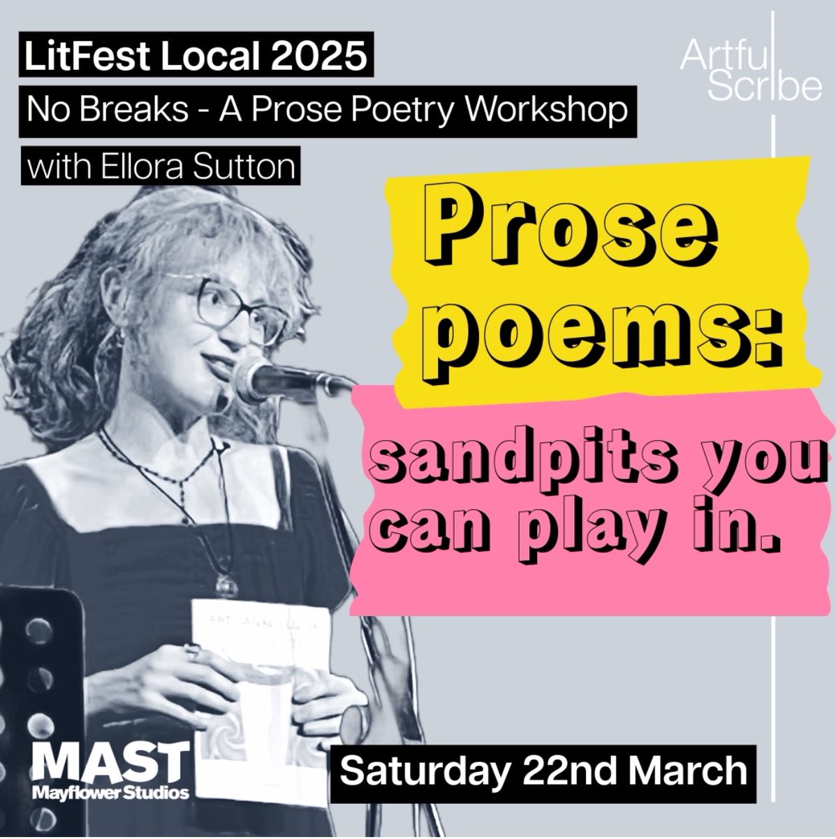 ellora_sutton's tweet image. happening this weekend in Southampton! v excited to be chatting, sharing, and writing prose poems! still some tickets left 💖

artfulscribe.co.uk/events/show/16…