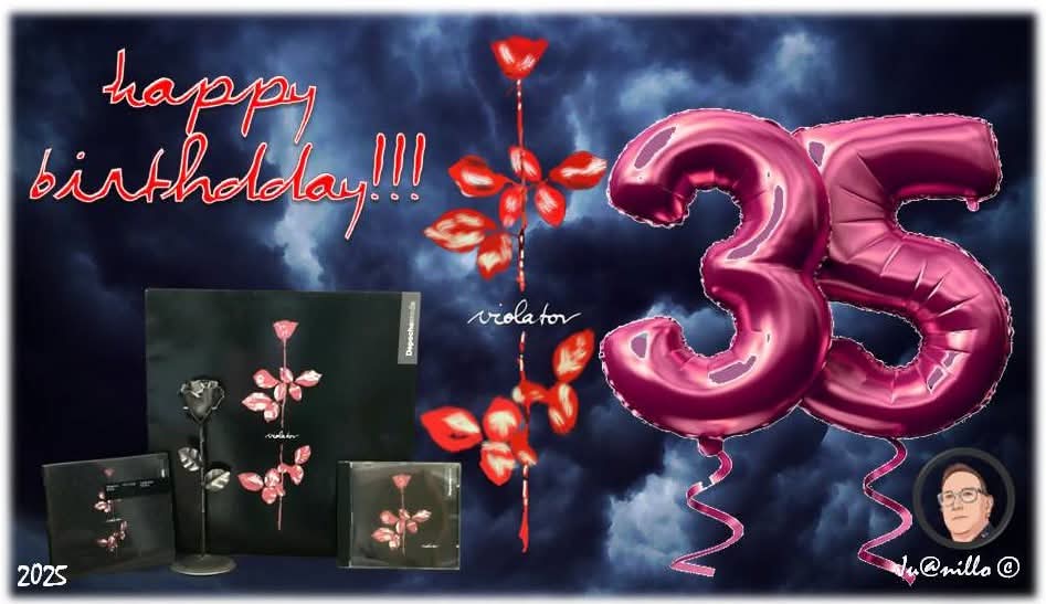 Happy 35 Birthday!!!! álbum Violator de Depeche Mode