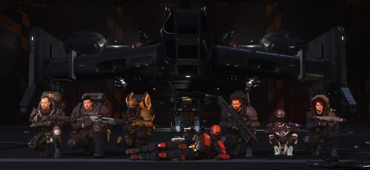 Berts25's tweet image. Executive Cutlass Black from Contested zones in Pyro 
#contestedzones #starcitizen #robertsspaceind #pyro