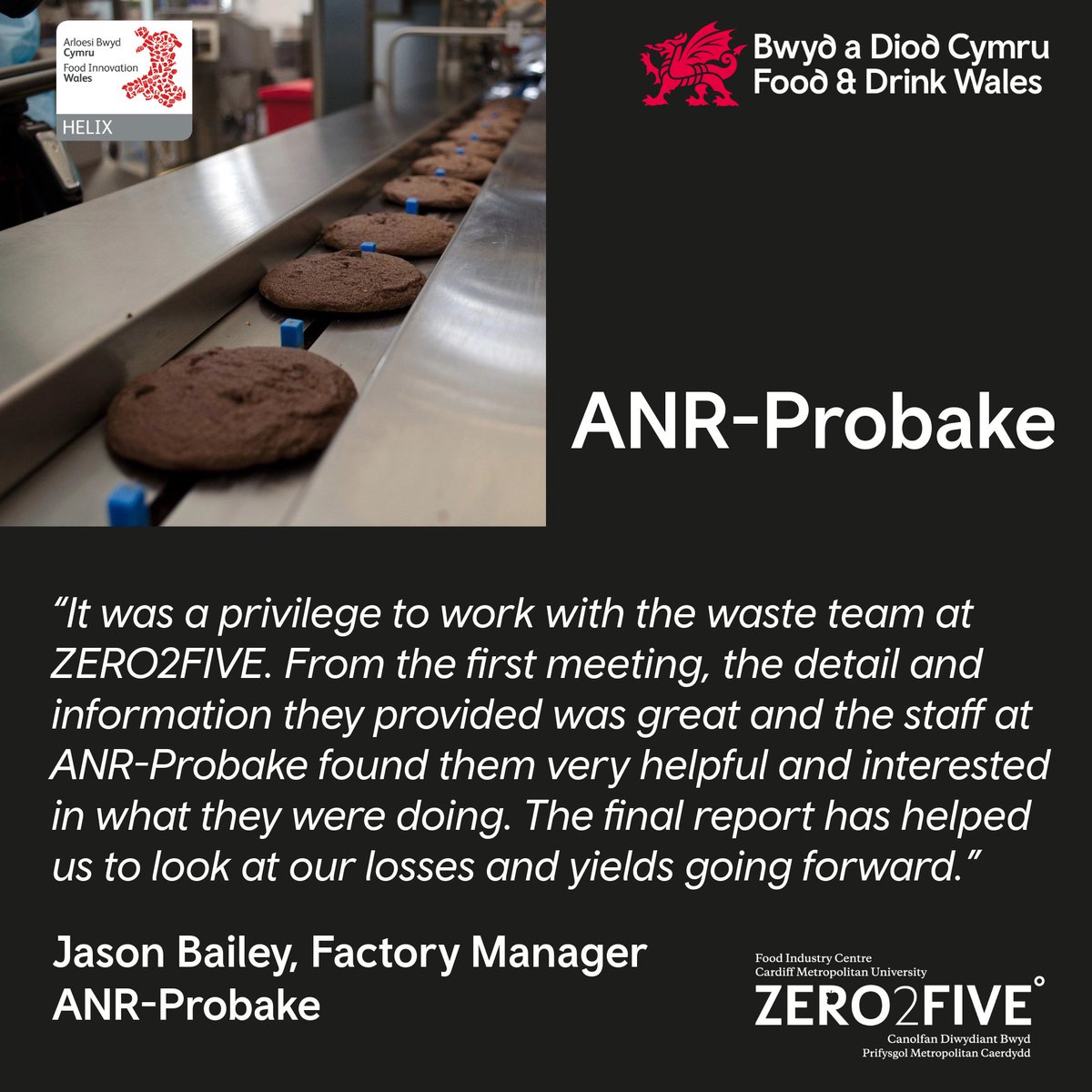 ANR-Probake is a leading manufacturer of nutritionally enriched baked goods, including protein cookies and flapjacks. We supported the company to better understand the waste produced throughout their baking processes.  
zero2five.org.uk/success-storie…