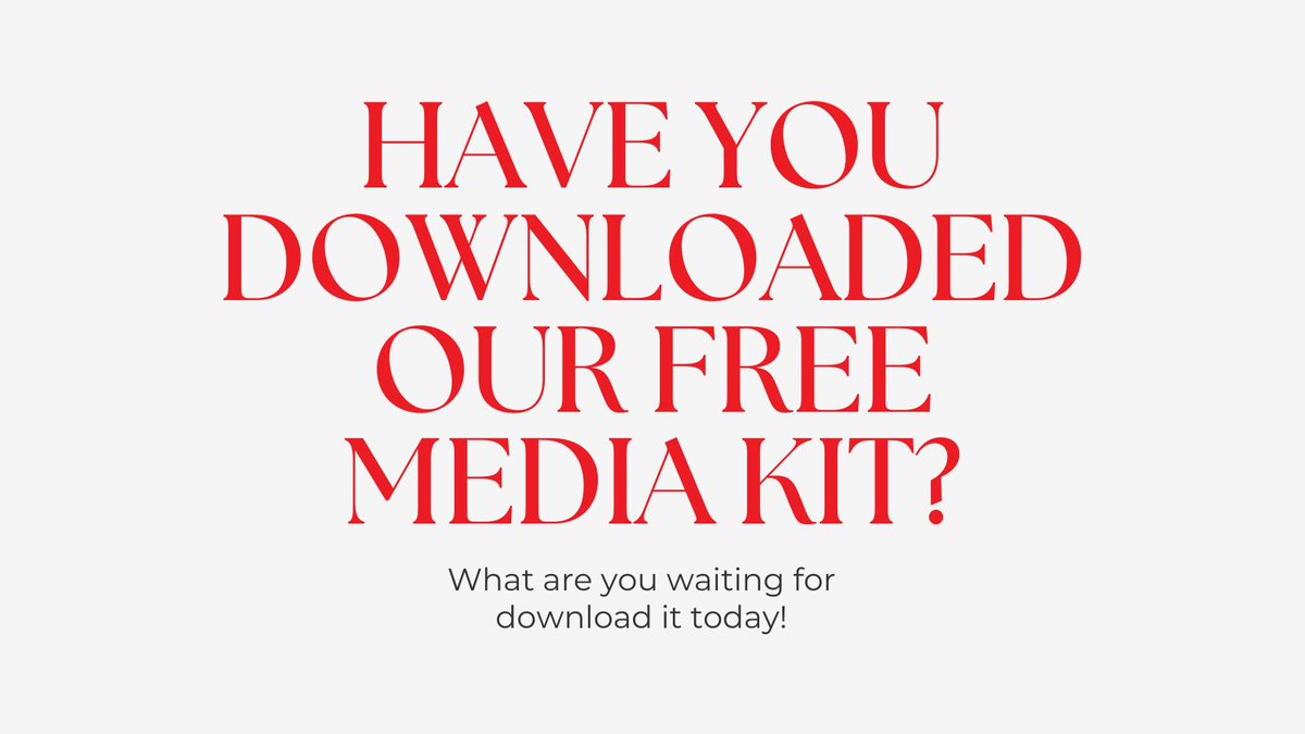 🚨 STOP scrolling! 🚨 Have you grabbed our FREE Media Kit Template? It’s your key to getting noticed, landing partnerships &amp; scoring media coverage. Don’t miss out—download now! ⬇️redpr.ie/freemediakit
