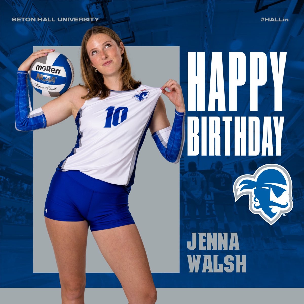 A very 𝐇𝐀𝐏𝐏𝐘 𝐁𝐈𝐑𝐓𝐇𝐃𝐀𝐘 to JENNA WALSH!!

#HALLin 🏐🏴‍☠️🔵⚪