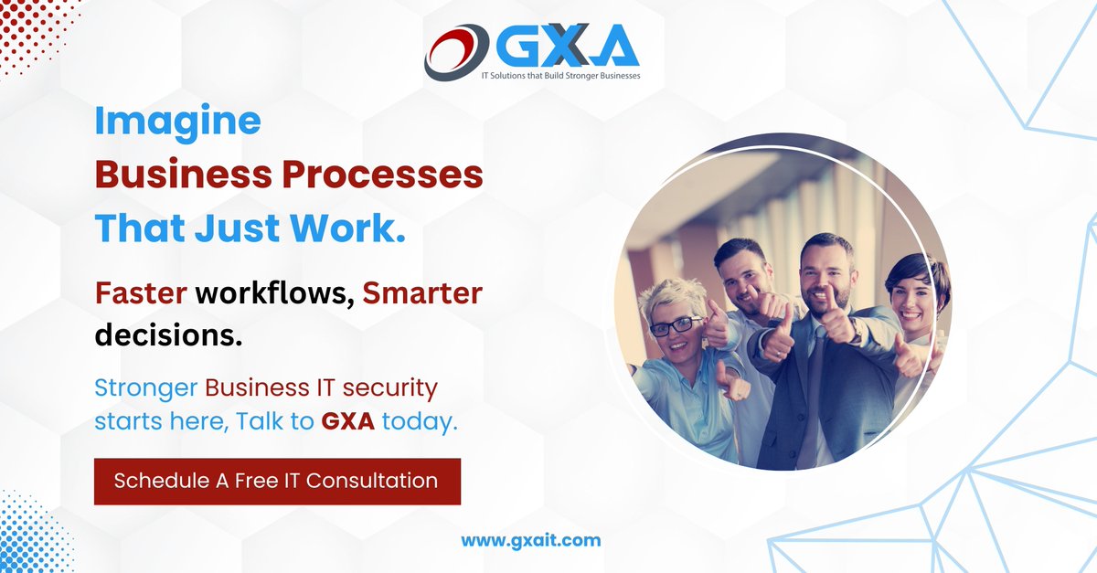 GXAIT's tweet photo. Let GXA build a cohesive IT ecosystem that drives your business forward. 

Contact us today to get started

https://t.co/FwGmBFI0lS

#Efficiency #StrategicIT #BusinessGrowth #ITAlignment #SeamlessTech #Innovatio https://t.co/1k1XVMt7ei