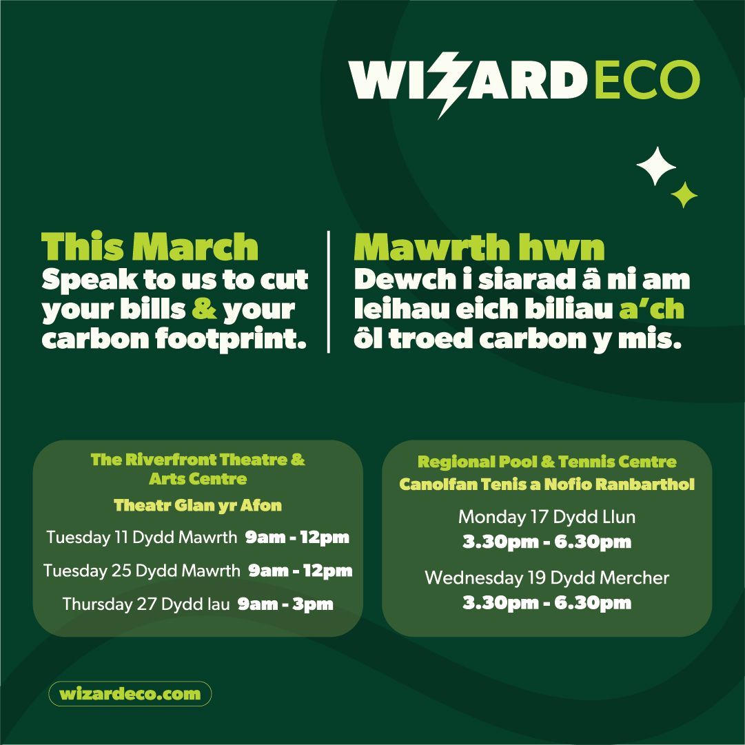 💡 Want to save money on your energy bills? Curious about how to reduce your carbon footprint? 🌍
Join us TODAY at the Regional Pool &amp; Tennis Centre to chat with the friendly team from WizardEco!