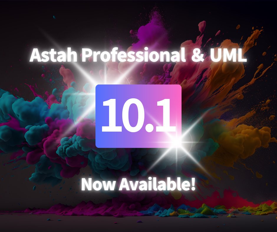 🚀 Astah Professional &amp; UML Ver. 10.1 are here! 🚀 
New versions include:
🔹 Package Creation for ER entities - Organize your ER models with ease 
🔹 Duplicate models directly on diagrams...and more

Check out Release Notes and update to ver10.1 today! → hubs.li/Q03ctmkz0