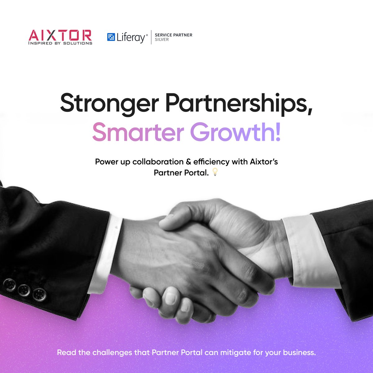 Your Partnerships Deserve More Than Just Emails &amp; Spreadsheets!

🚀 Aixtor’s Partner Portal boosts collaboration, speeds onboarding &amp; gives real-time insights. Smarter workflows, stronger results!

Empower your partners today! 👉 aixtor.com/solutions/part…

#PartnerPortal #Aixtor