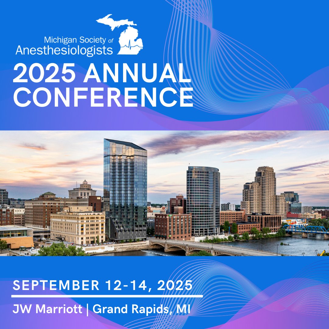 Registration is now open for our 2025 Annual Meeting. Join MSA in vibrant Grand Rapids! Sharpen skills, network with colleagues, and unwind in a fun urban setting. Register today: mymsahq.org/annual-confere…