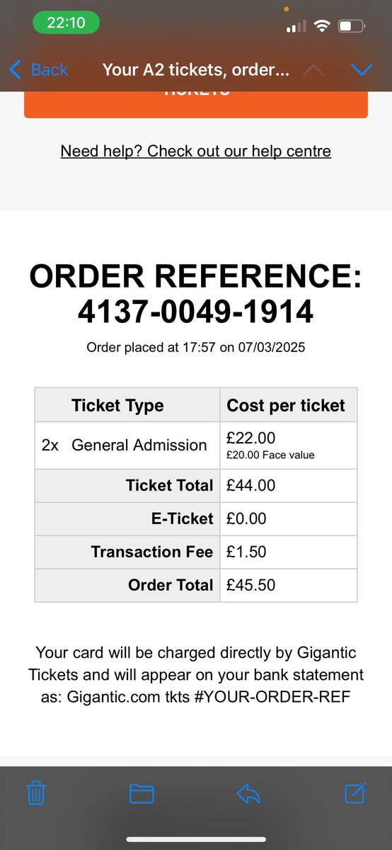 Grayareabeats's tweet photo. @bridget_eke I have two tickets available, double booked that date. I don’t want any profit they cost me £22 but I’m willing to sell for £20 each. PayPal ready so we are both protected. https://t.co/ThzGymqRmj