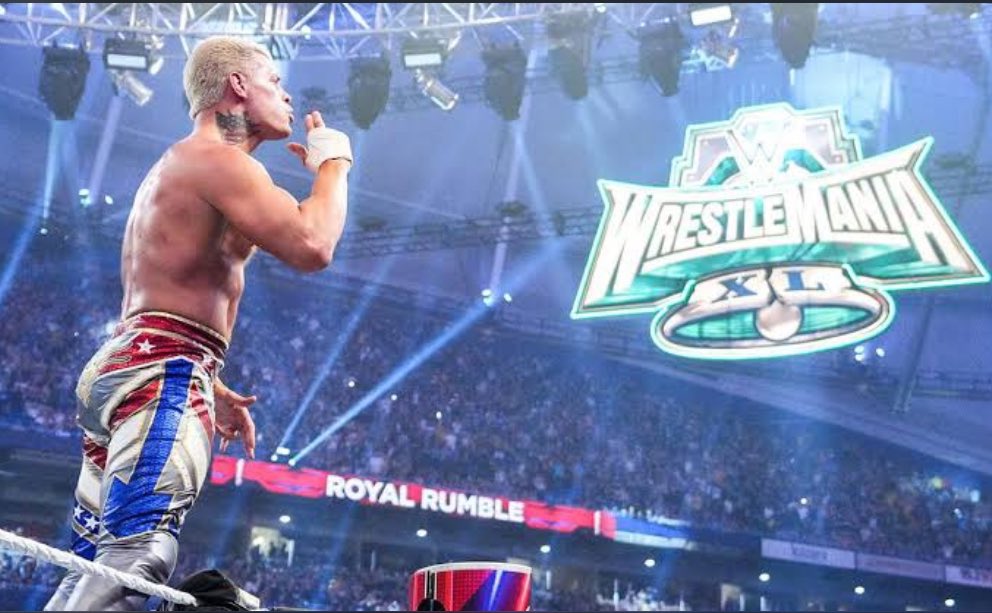 dannybo1_'s tweet photo. -Returns at Mania 38
-HIAC with a torn pec
-Main events Mania for the first time 
-Slays the beast
-Tag team champion with Jey
-Back to back Rumble winner
-WeWantCody movement 
-Main events night 1 and 2 of Mania 40 and wins the belt
-and much more

This run has been legendary https://t.co/Ak1r0g3dOh