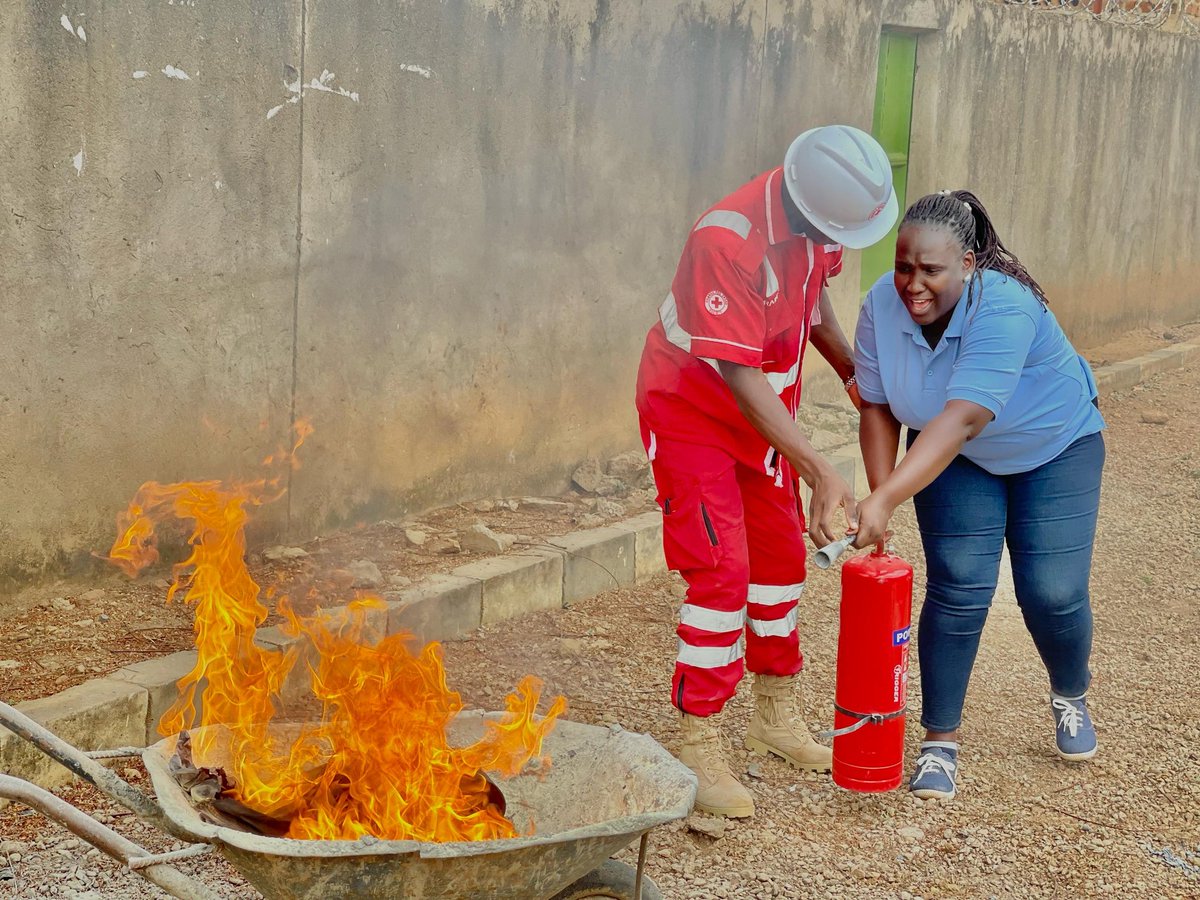 UgandaRedCrossCFA (@ug_redcrosscfa) on Twitter photo We successfully conducted a Fire Safety Training for staff <a href="/watermission_/">Water Mission</a> in Yumbe, equipping them with essential skills to prevent and respond to fire emergencies.
To have your team trained contact us on 0760588189
#firesafety We successfully conducted a Fire Safety Training for staff <a href="/watermission_/">Water Mission</a> in Yumbe, equipping them with essential skills to prevent and respond to fire emergencies.
To have your team trained contact us on 0760588189
#firesafety