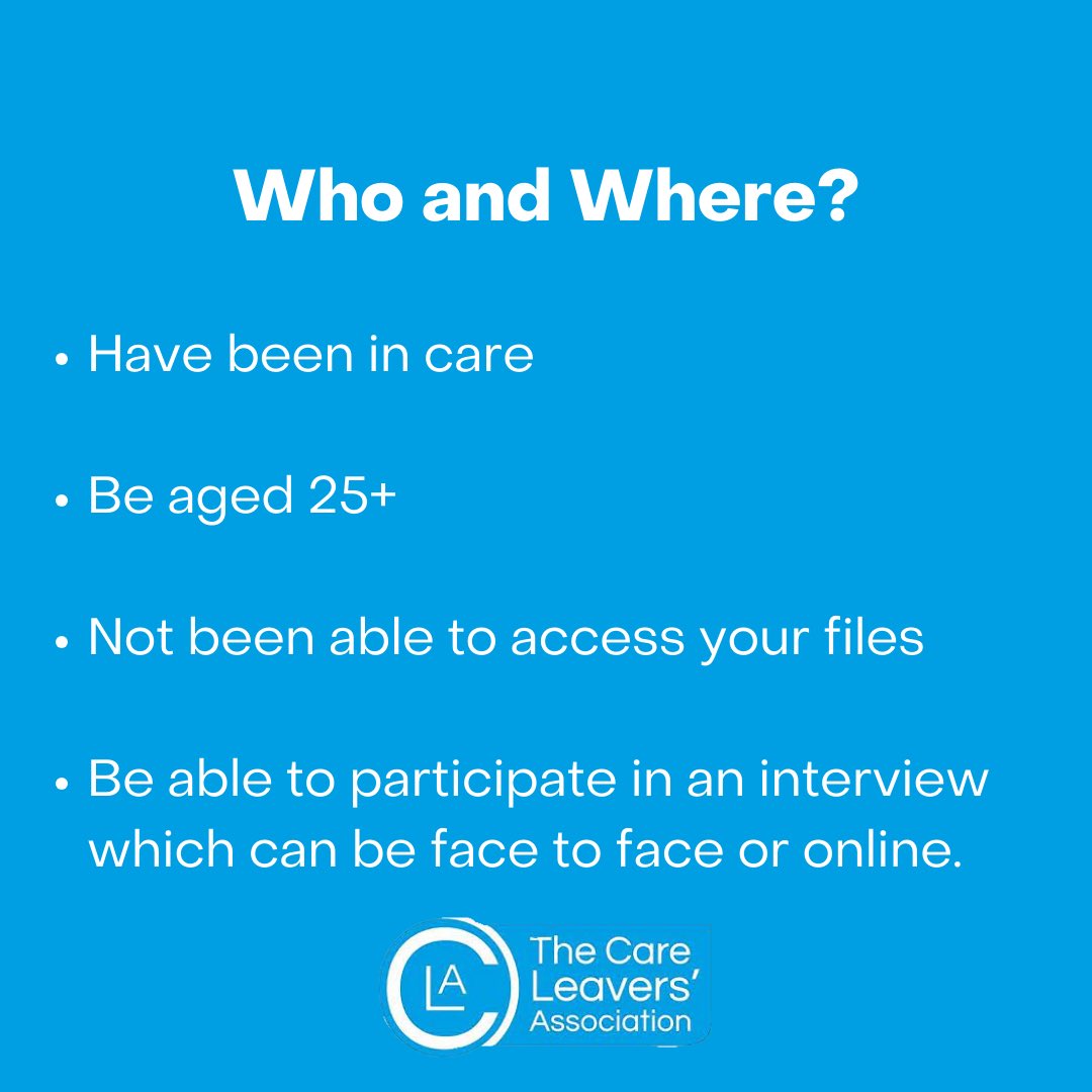 Care Leavers' Assoc tweet media