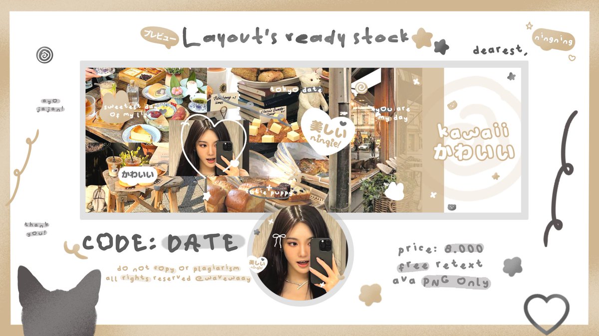 hanfornoah's tweet image. help repost or hype? thank you so much! 🐾

malaam mentemen, aku bawa layout ready stock si cantik Ningning foto terbaru niyy! 😻🫶🏻 buat harga &amp;amp; detailsnya udah ada di foto yaa, bisa via QRIS, yuk dijemput Ningning nyaa lewat DM/WA/tele aku! ⭐___⭐

#zonauang #zonaba rs ningning