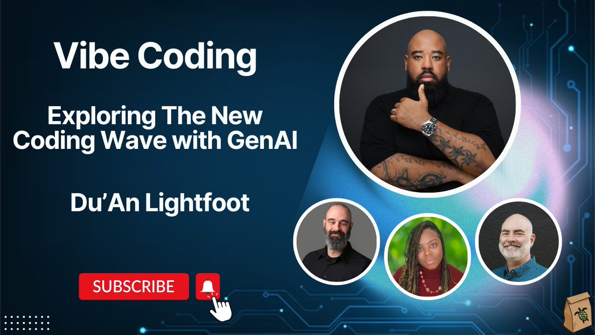 vBrownBag (@vbrownbag) on Twitter photo Tonight @ 730pm US Central, join <a href="/labeveryday/">Du'An S. Lightfoot ☁️</a> & the vBrownBag crew to talk about how and why anyone with ideas can now be a developer.
youtube.com/live/8wasDDTWP… Tonight @ 730pm US Central, join <a href="/labeveryday/">Du'An S. Lightfoot ☁️</a> & the vBrownBag crew to talk about how and why anyone with ideas can now be a developer.
youtube.com/live/8wasDDTWP…