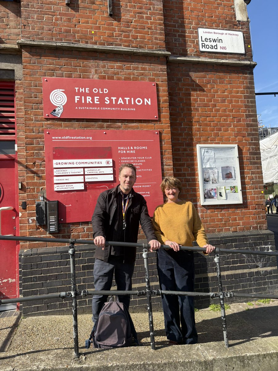 JoeWalkerUK's tweet photo. Great to visit the @OldFireStatN16 this morning. Thank you Helen for hosting me! The Old Fire Station in Stoke Newington is a great example of a community hub, bringing #VCS orgs under one roof to provide great services to residents. 

#StrengtheningNeighbourhoods https://t.co/8sPwolcWBg