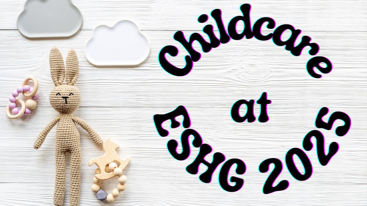 ESHG appreciates that attending a conference may be a challenge for families. Therefore, we have partnered with an Italian childcare company so you can attend sessions knowing your child is having fun and is in safe hands!
More info 👉 2025.eshg.org/childcare/ 
#eshg2025