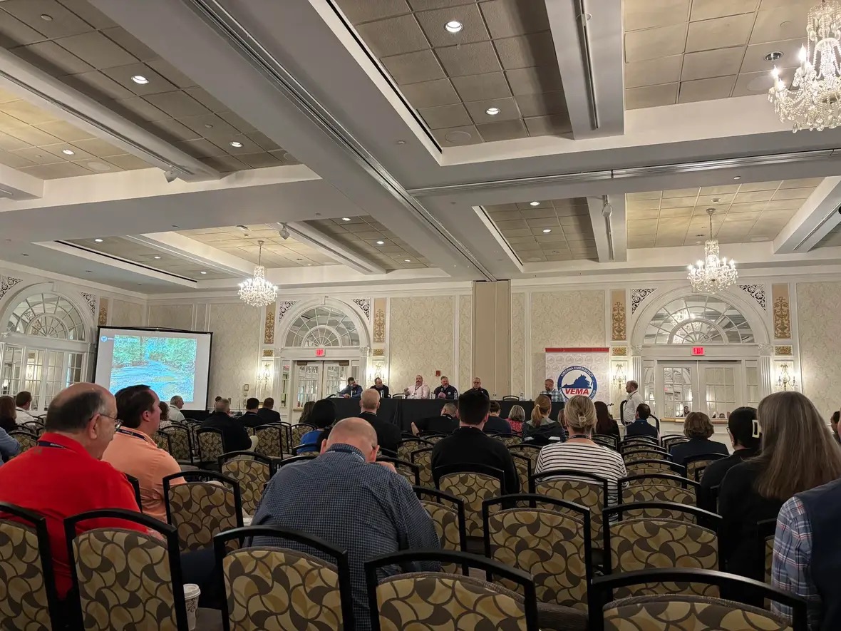 We’re kicking off this morning with a panel discussion on Hurricane Helene response and recovery in Southwest Virginia. #VEMS2025