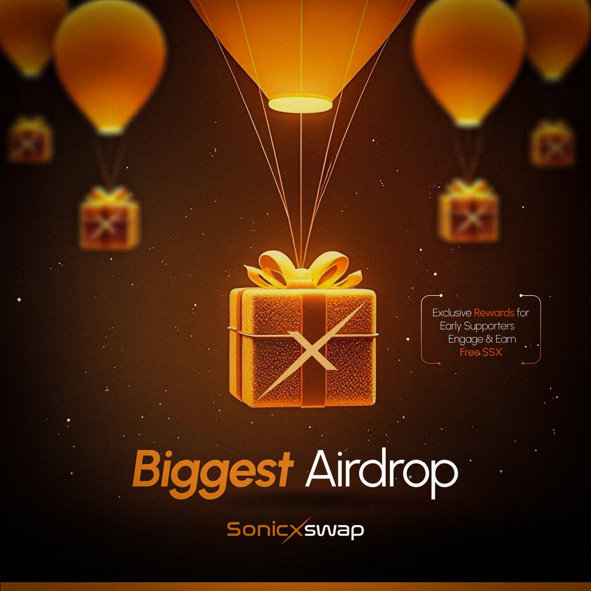 💥 BIGGEST AIRDROP IS LIVE! 50,000,000 $SX UP FOR GRABS! 

💰 Worth $2,500,000 – Distributed Over Time in Phases! 💰

📢 Airdrop is NOW OPEN! 
📝 Snapshots will be taken daily for every activity over the next 60 days! 📸

💎 HOW TO EARN YOUR SHARE? 💎
✅ Trade on Sonicxswap 👉