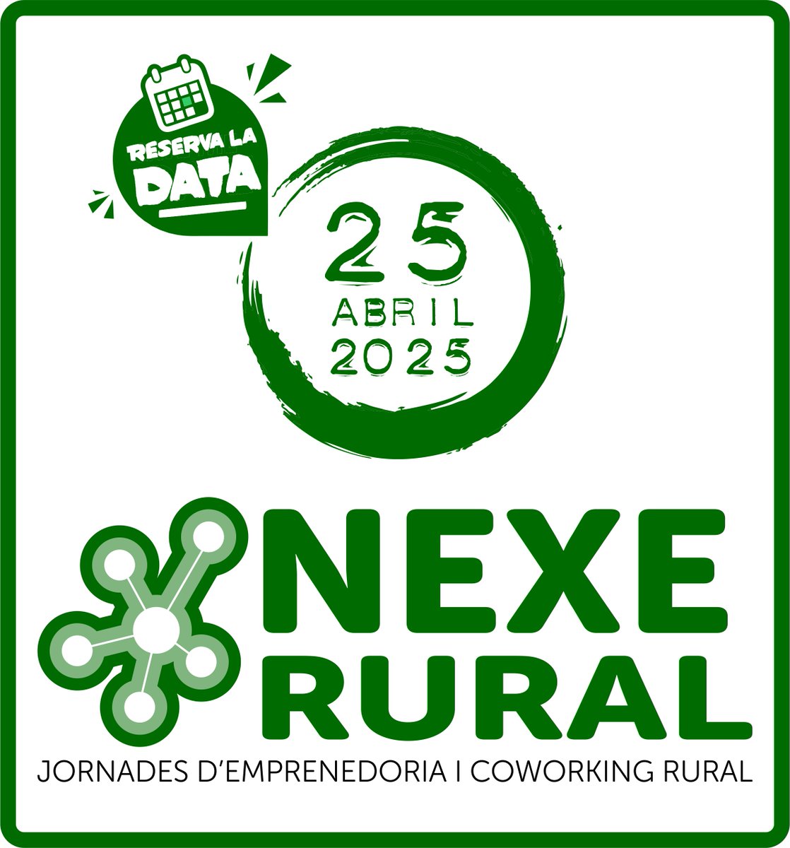 Zona_Liquida's tweet image. 📯Estem donant els darrers retocs a la segona edició del NEXE RURAL.
L'edició 2025 estarà molt orientada a l'EESS.
En els propers dies anirem afegint informació a la web de l'esdeveniment: nexerural.zonaliquida.cat
🗓 Reserva't la data!
#coworking #coworkingrural #EESS