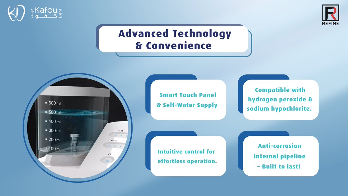 KafouDent's tweet photo. Revolutionize your dental treatments with MaxPiezo7+.
No more struggling with stubborn plaque or inefficient scaling.
Deliver faster, smoother, and more precise results with advanced ultrasonic technology.
Elevate your clinic’s performance. https://t.co/B2QxL2mJBb