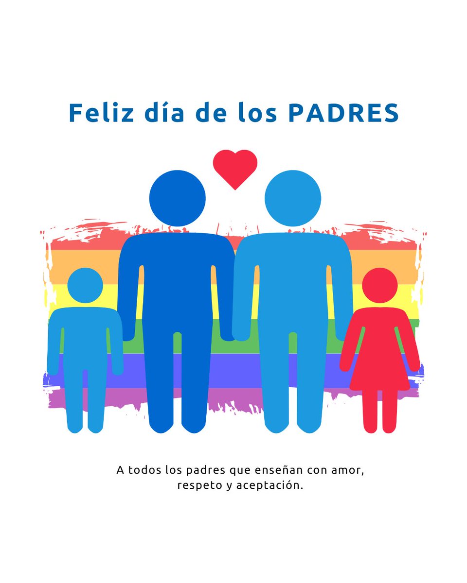 Desde Andalucía Diversidad LGBT, queremos expresar nuestro afecto y admiración a todos los padres en su día, que contra viento y marea muestran un amor inquebrantable y una dedicación ejemplar hacia sus hijas, hijes e hijos 🏳️‍🌈

¡Felíz día a todos los PADRES!