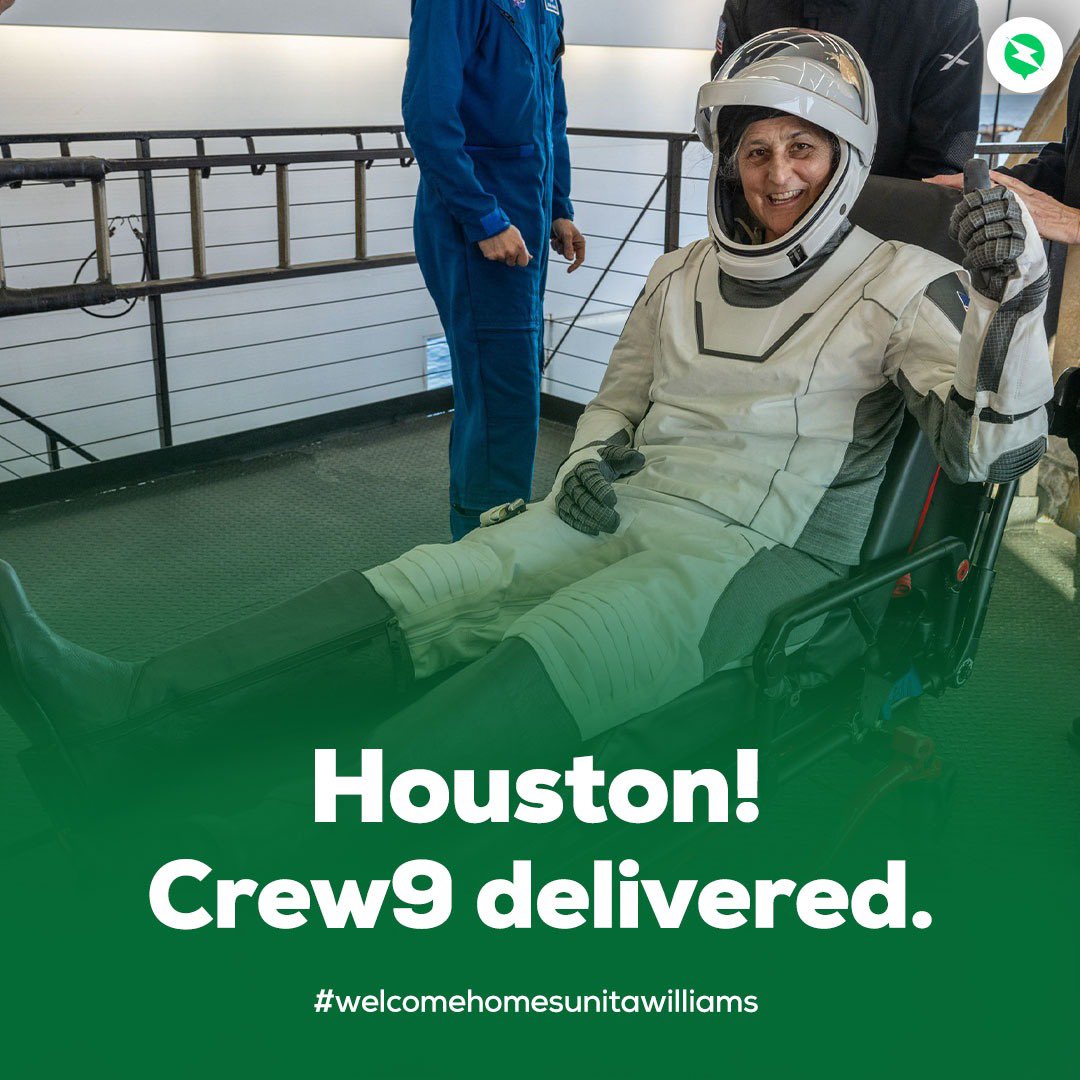 Sunita Williams' return teaches us: resilience works in space and business. <a href="/ZyppElectric/">ZyppElectric</a> draws inspiration from her unwavering focus despite challenges. Like her mission, our EV journey demands determination when facing the unexpected. #SunitaWilliams #Entrepreneurship