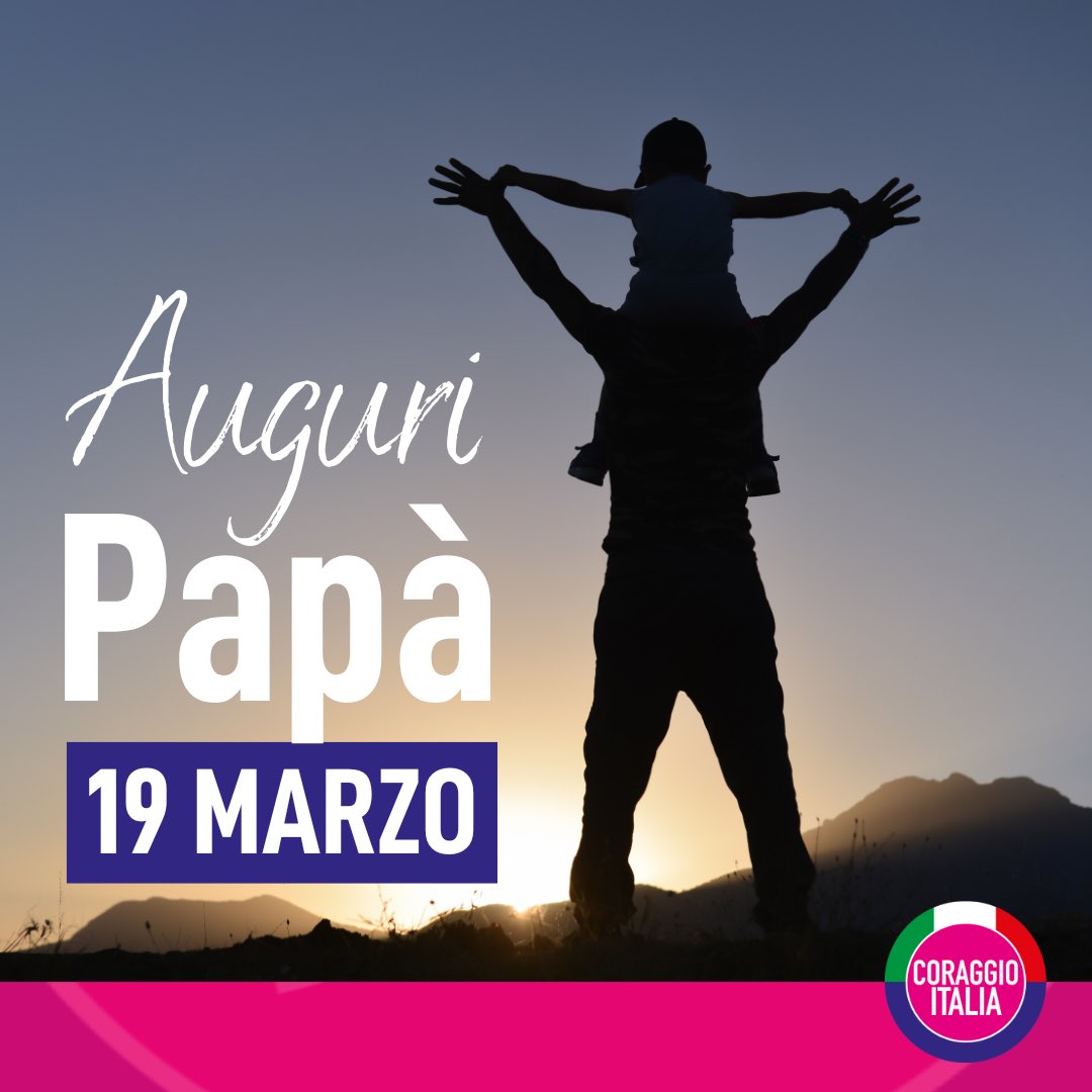 Auguri a tutti i Papà d'italia 🇮🇹
#19marzo #festadelpapà