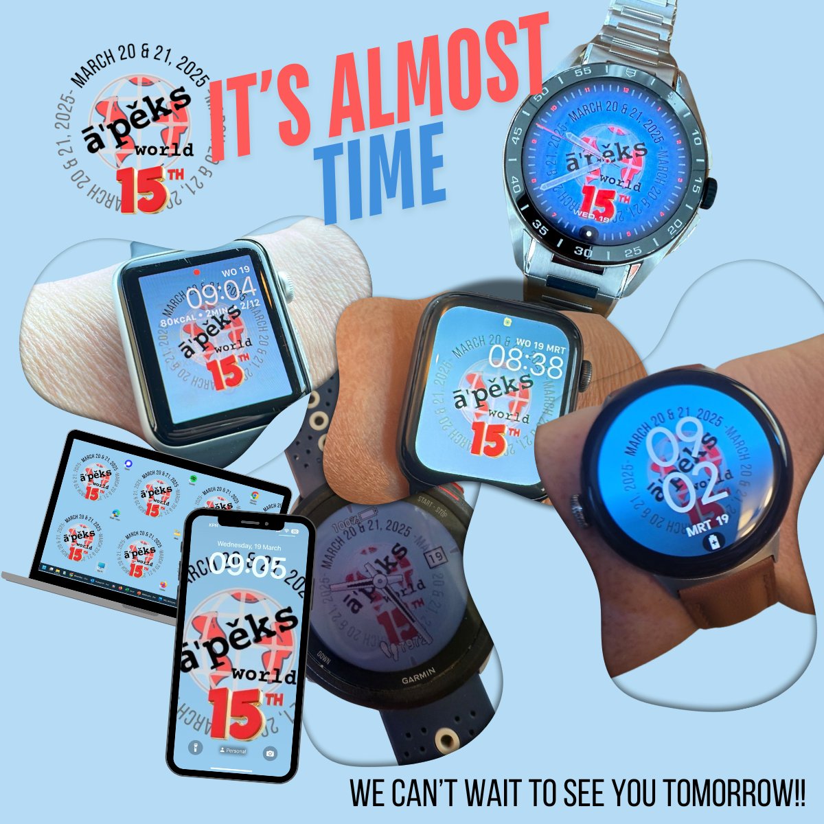 Just clocking in to say hi!

It's almost APEX World time... We can't wait anymore.

Time’s ticking—let’s get moving— it’s crunch time now. Final day to get your tickets at nloug.nl/events/apex-wo…

Enough with the time jokes. See you tomorrow.

#orclAPEX #aw25 #apexworld2025