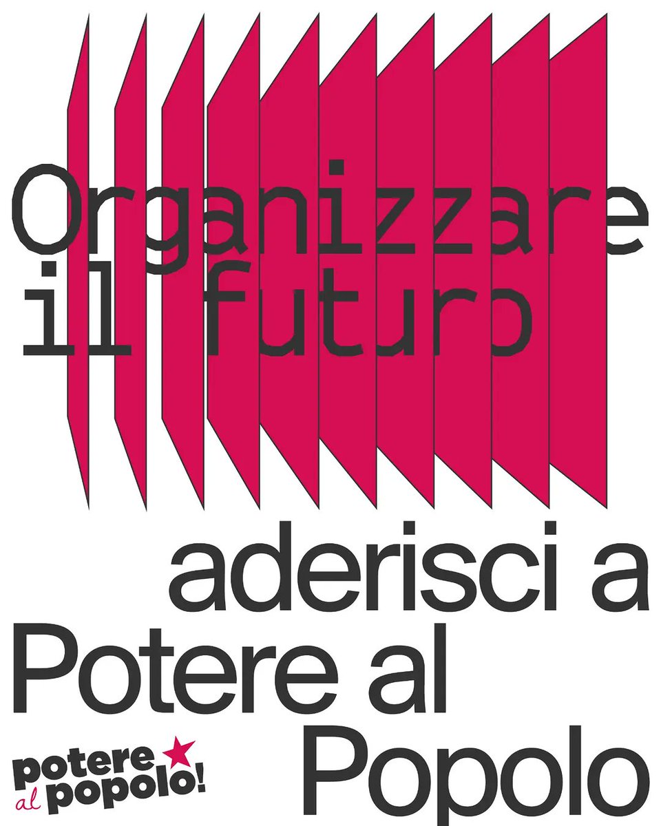 potere_alpopolo's tweet photo. 🎩Il futuro non possono deciderlo né 10 miliardari né pochi potenti.

🫸Non arrendiamoci a scegliere tra il peggio e il meno peggio!

💫Aderisci a Potere al Popolo. Organizziamo il futuro insieme!

➡️https://t.co/1JpiDIV0AV https://t.co/6BJzINa6hR