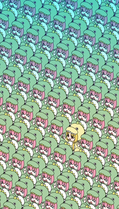 ぼ虹承認欲求モンスター壁紙できたよー 