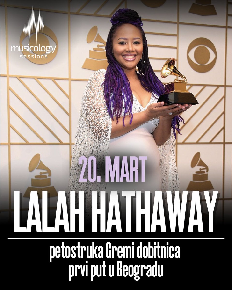 Neosporna muzička kraljica sa vokalnim sposobnostima kojima malo ko parira, jedna od najtraženijih saradnica nekih od vrhunskih hitmejkera današnjice.

Ulaznice i paketi (stolovi i separei): tickets.rs/event/lalah_ha…

Informacije: 063.594.294 i 053.594.054