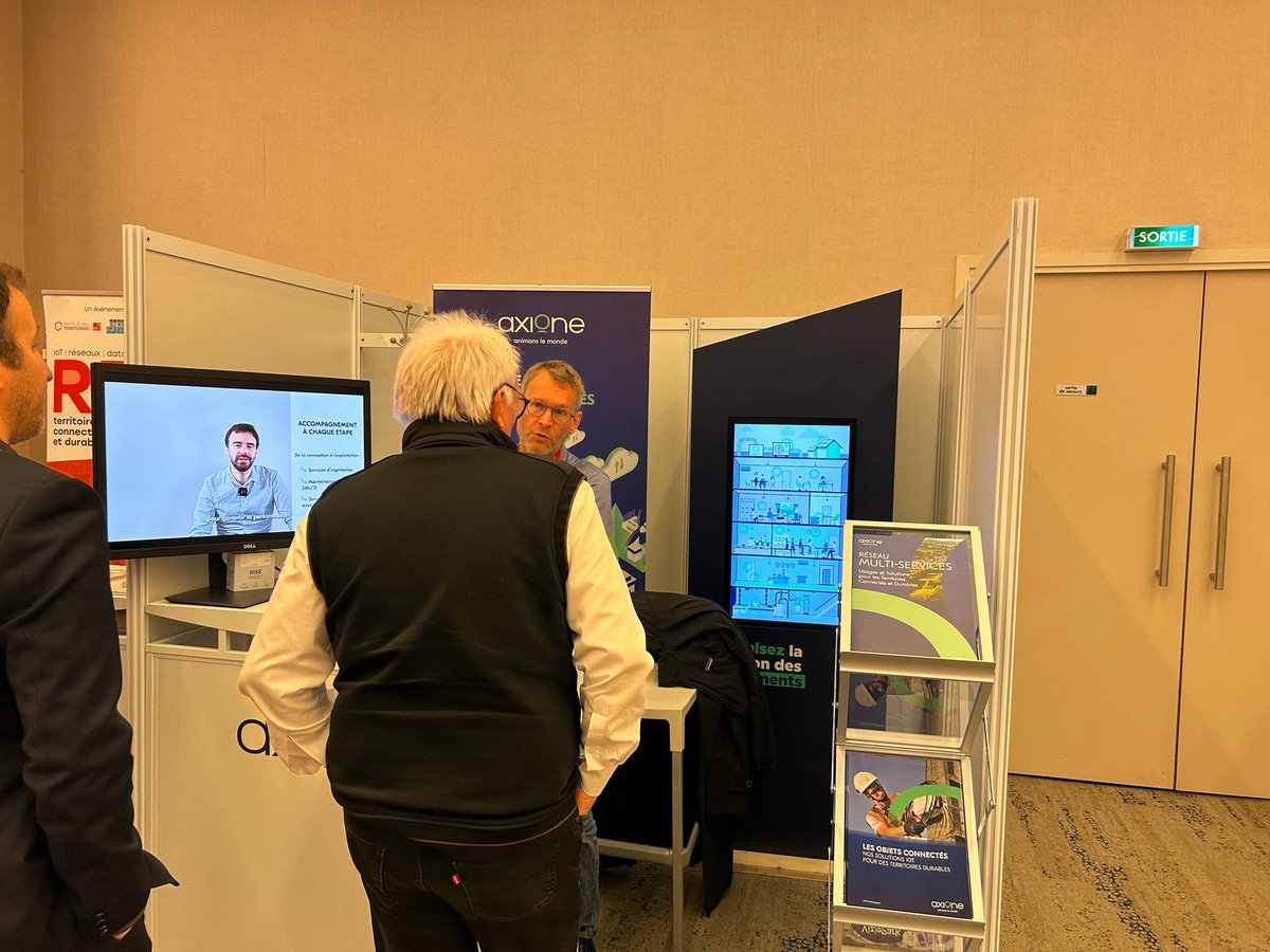 👉Les équipes d'Axione sont présentes au salon "Rex territoires connectés et durable" jusqu'à ce soir !

Découvrez nos solutions de vidéoprotection, cybersécurité &amp; IoT pour connecter les territoires. 🌍

📍Rendez-vous au stand 24 aux salons de l'Aveyron.