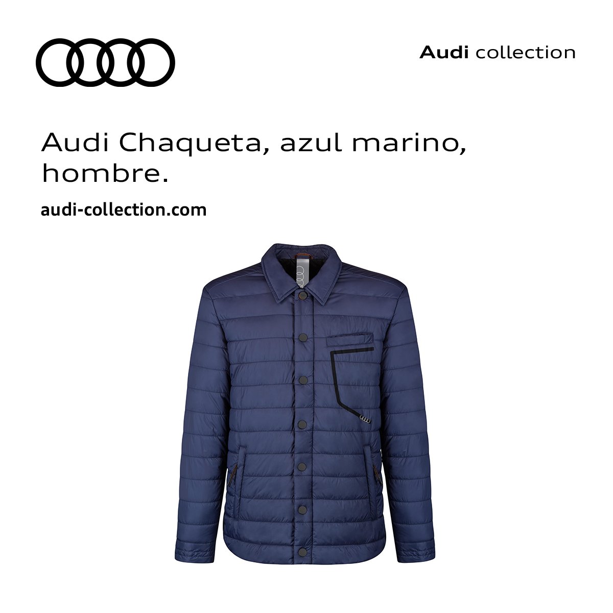 AudiRiojaMotor's tweet photo. Este Día del Padre, sorpréndelo con un detalle que os acompañe en cada nueva historia. La chaqueta #Audi azul marino o la bolsa de viaje Duffle verde oliva serán parte de vuestros recuerdos juntos. Descubre todos los productos en https://t.co/zij3CGyRfT 
#Audicollection https://t.co/IkOqrCU1Gr