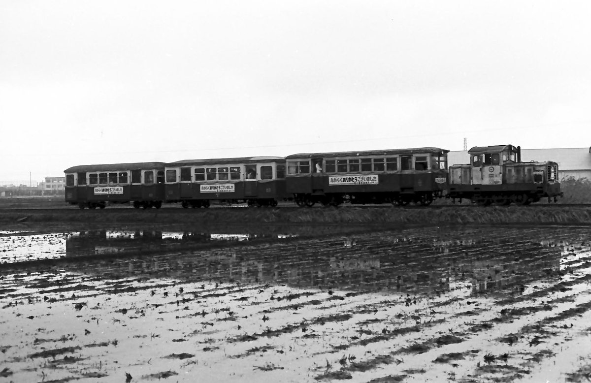 k_coupler's tweet photo. 1977年3月19日、尾小屋鉄道廃止。
廃止から48年。月日の流れは早い。 https://t.co/rqJJKIThGZ