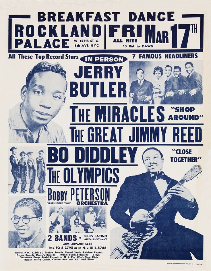 Music posters from the past