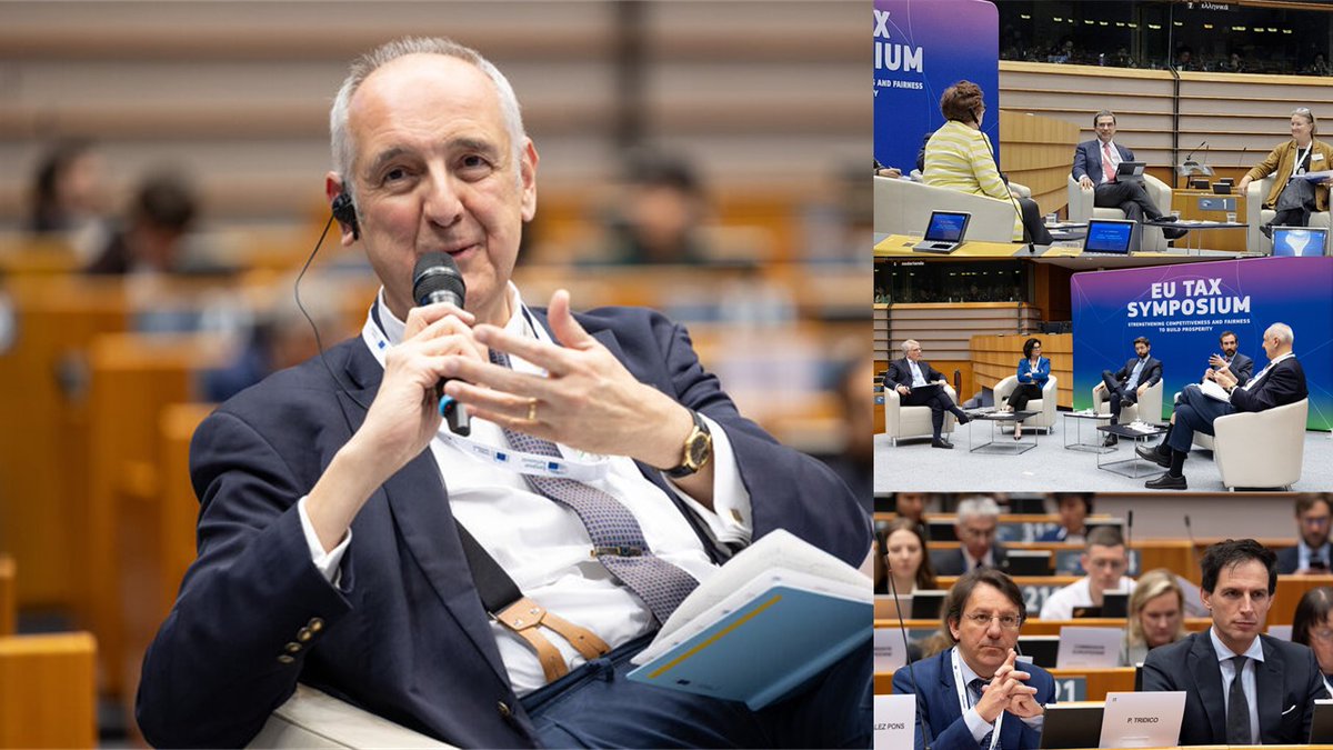 Great discussions at the Tax Symposium 2025, a yearly event by the <a href="/EU_Commission/">European Commission</a>  and the <a href="/Europarl_EN/">European Parliament</a>, where I gave <a href="/BusinessEurope/">BUSINESSEUROPE</a>  views on competitiveness and the role of taxation. Thanks to Pasquale Tridico and <a href="/gerass_thomas/">Gerassimos Thomas</a>  for the invite. taxation-customs.ec.europa.eu/road-2050-tax-…