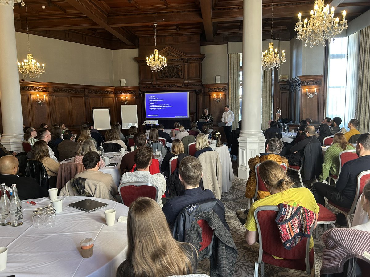 We ran an AI study day in York yesterday under the auspices of the NEY RID academy and <a href="/NHSWTE_NEY/">NHSE Workforce, Training and Education - NEY</a> The speakers were excellent and the audience very engaged - great to have a full house. With grateful thanks to our speakers and organiser!