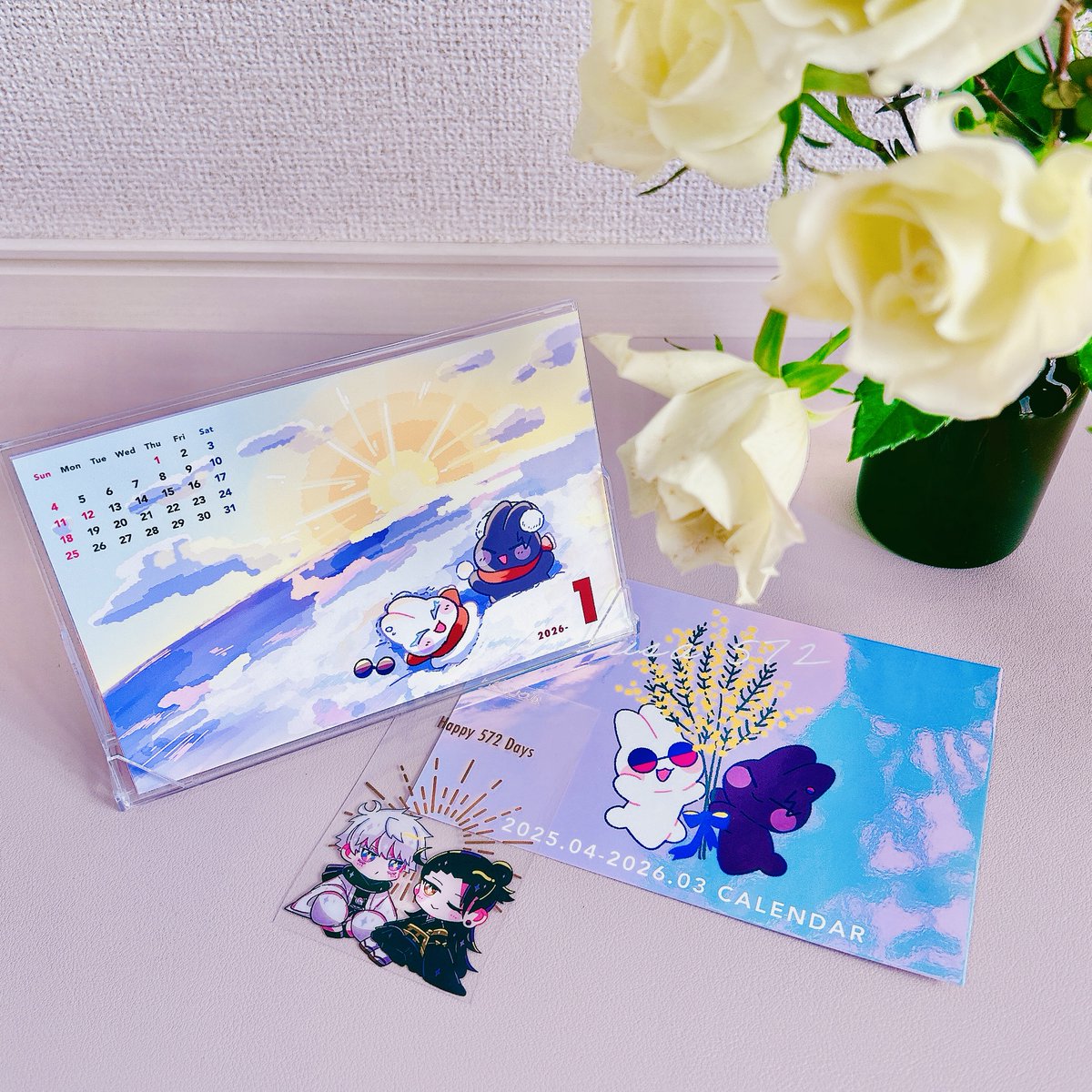 ghostchan_666's tweet image. 💐うさ五夏カレンダー通頒のお知らせ🐇
3/22 22時にBOOTHに在庫追加します!細かい仕様などはツリーにURLぶら下げるのでご確認いただければです🐇