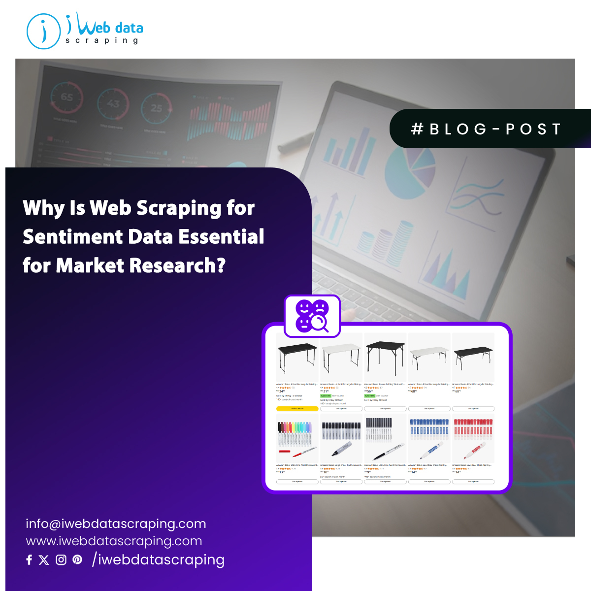 iwebdatascrape's tweet photo. #WebScraping for #SentimentData is essential for market research, providing real-time insights into consumer opinions &amp; trends.

https://t.co/TMJoWLppur

#iWebDataScraping #USA #UK #UAE #ConsumerInsights #DataMining #TextAnalytics #PredictiveAnalytics #SocialListening #SurveyData https://t.co/emPIBCWHse