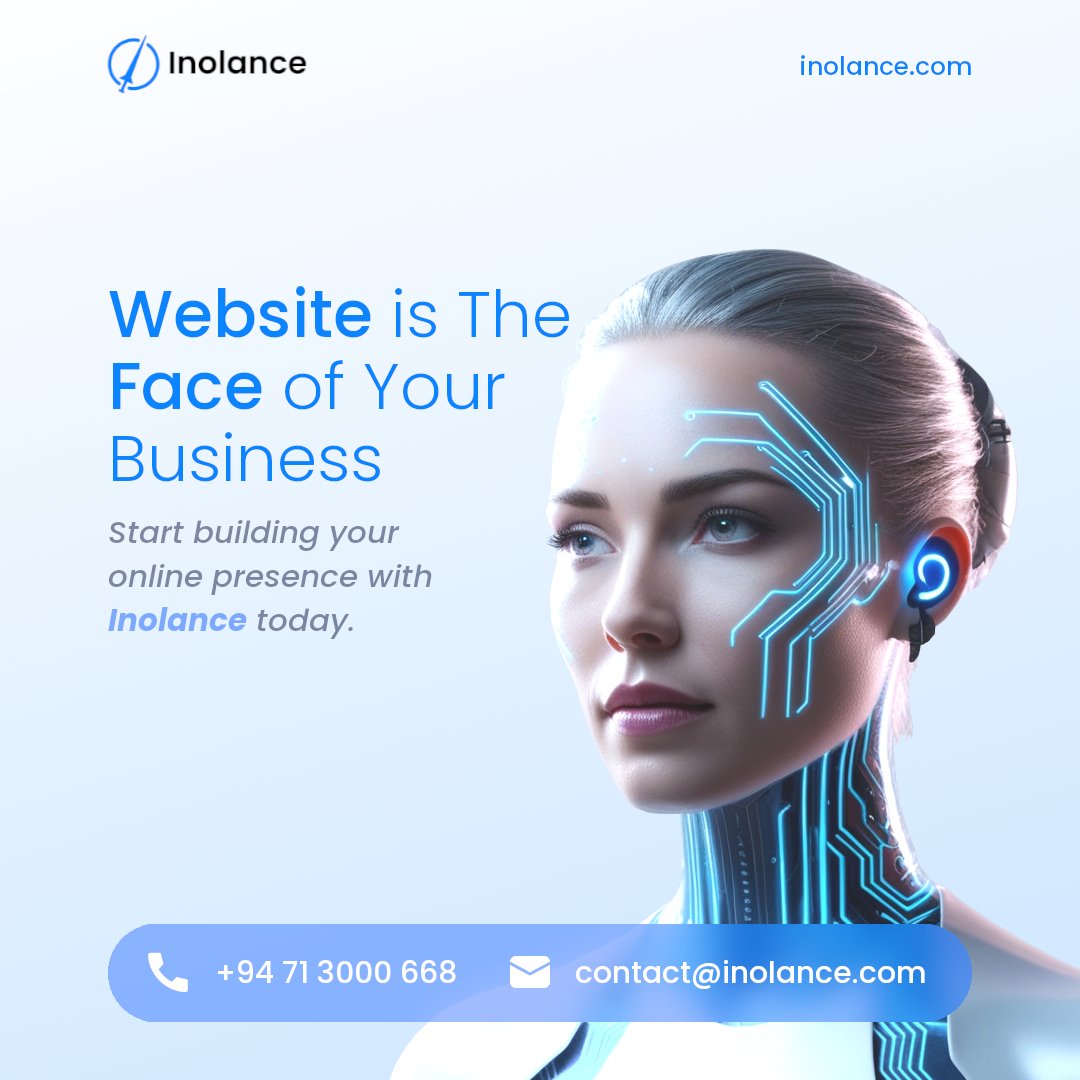 InolancePvt's tweet photo. Your website is the face of your brand online. Ready to build your digital identity? 

Contact Us:
📞 - +94 71 3000 668
✉ - contact@inolance.com

Our website - https://t.co/gnwD1TpeHD

#WebDevelopment #WebDesign #Inolance #WebDevelopment #WebsiteDesign #WebDesigner https://t.co/iUZYo5VBUb