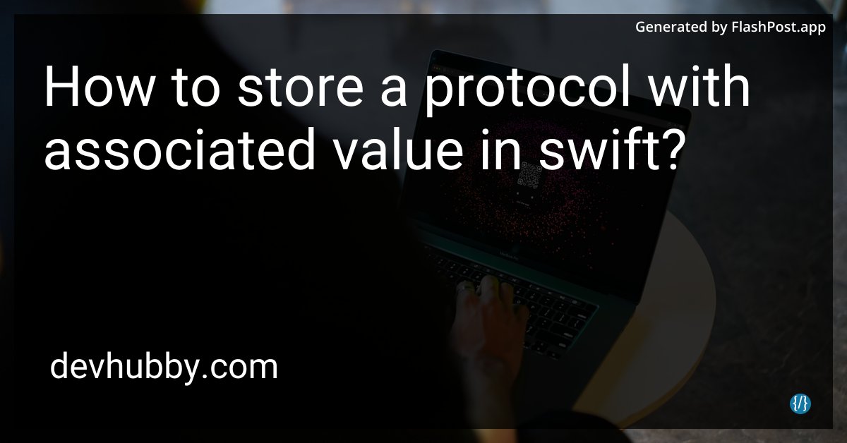 devhubbycom's tweet image. Turn around and... Boom! Can we store a protocol with associated value in Swift without causing a digital snowstorm? โ๏ธ๐พ"
Source: devhubby.com/thread/how-to-โฆ
#iOS14 (or the latest iOS version) #SwiftProgramming #AppleDeveloper #LearnSwift #value #associate