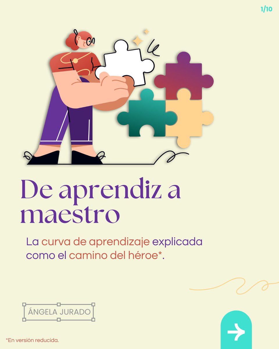 gelapithecus's tweet image. 🚀 ¿De aprendiz a maestro? ¡Descubre el viaje épico del aprendizaje! 🤯 

Te revelo cómo la #CurvaDeAprendizaje se parece al #CaminoDelHéroe. 

🧵👇 ¡Prepárate para transformar tu forma de aprender! 
#educación #claustrovirtual